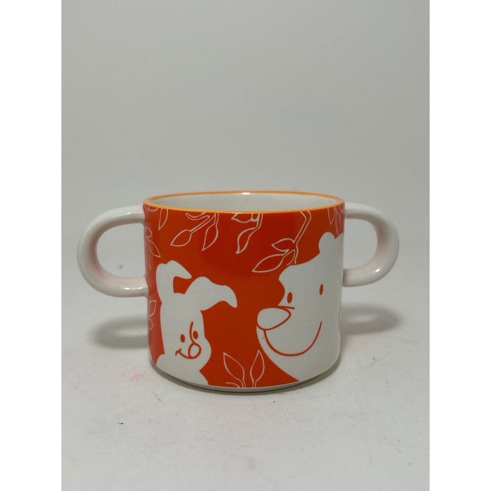 Royal Doulton Disney Winnie the Pooh Tigger Two Handled Mug Orange White Cup